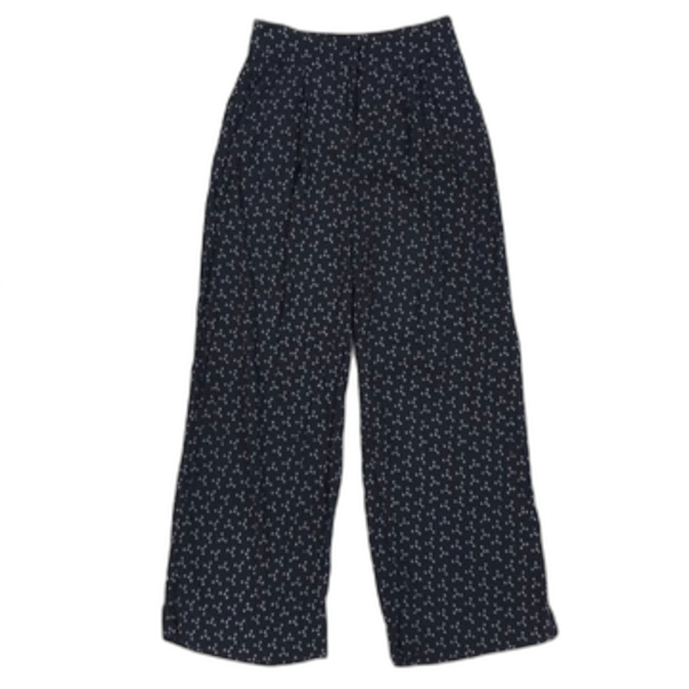 & OTHER STORIES Wide Leg Pleated Pants Anchors French Girl Preppy Nautical Boho